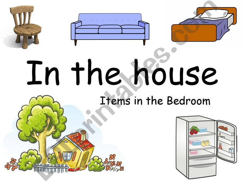 In the house vocabulary - Bed room