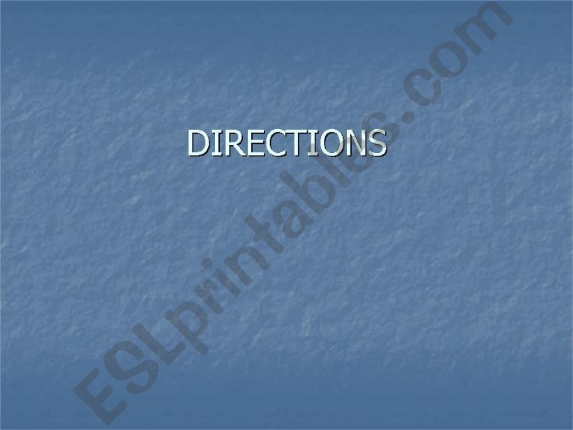 directions powerpoint