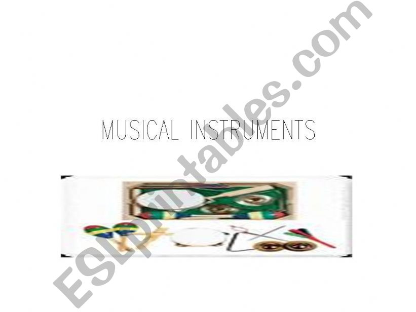 Musical instuments powerpoint