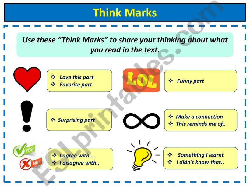 Think marks powerpoint