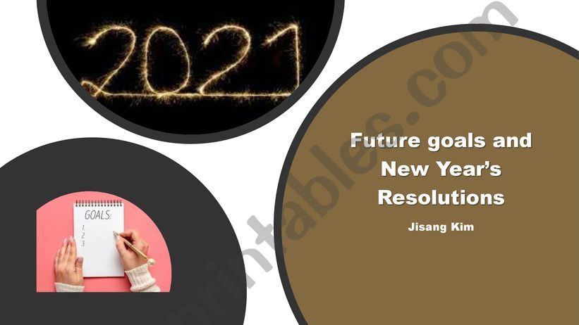 New Year�s resolutions and future goals