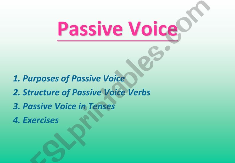 Passive  powerpoint