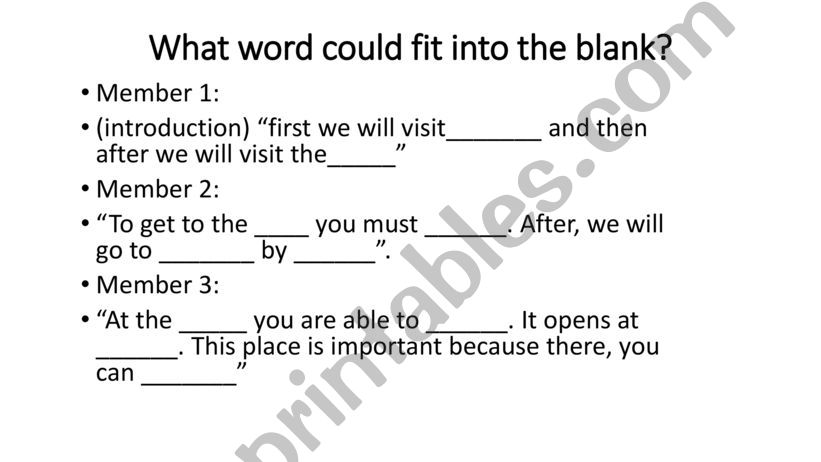 Fill in the blank powerpoint