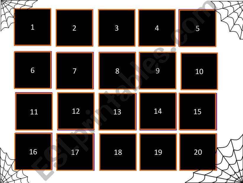 Halloween Memory Game powerpoint