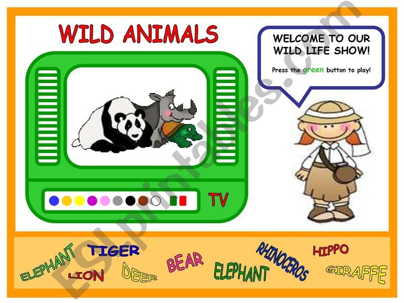 Animals Game powerpoint