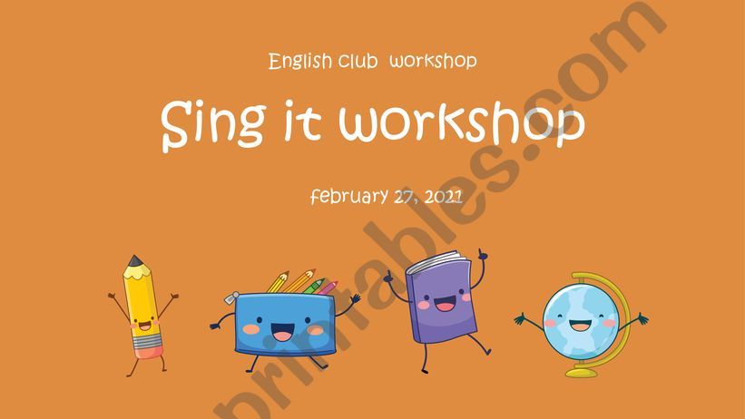 we sing it workshop powerpoint