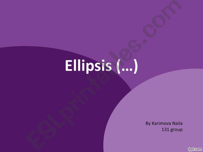 ellipsis powerpoint