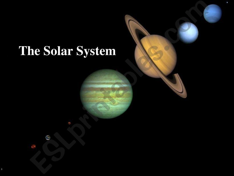 The solar system powerpoint