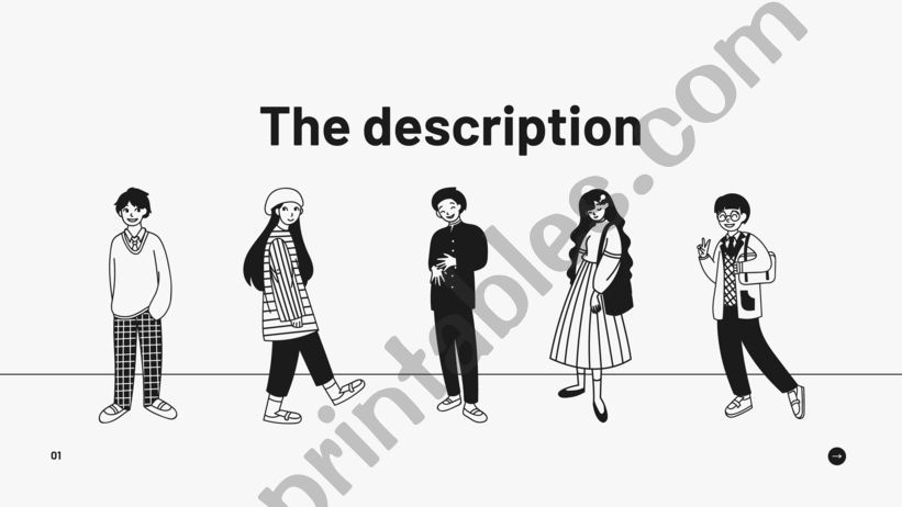 Describing people  powerpoint