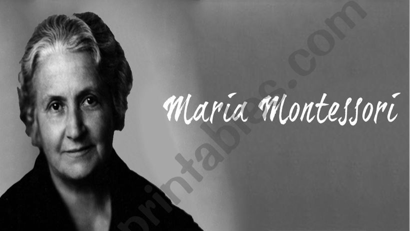 lesson 10 Maria montessori powerpoint