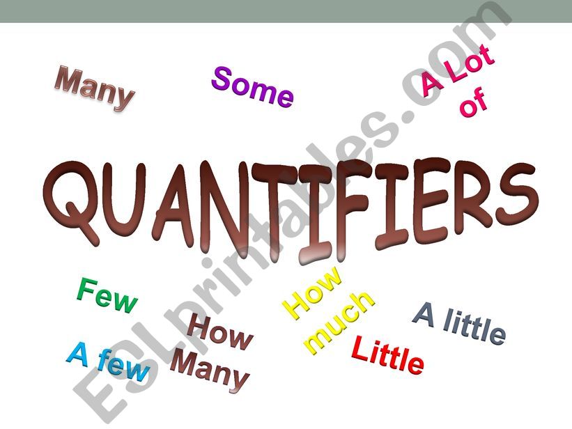 Quantifiers  powerpoint