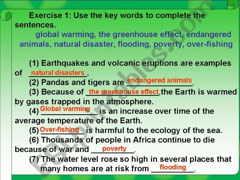 environmental protection part 6