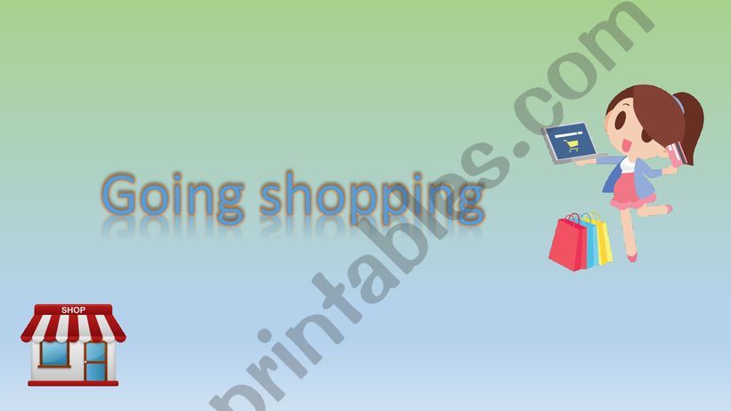 Go shopping powerpoint