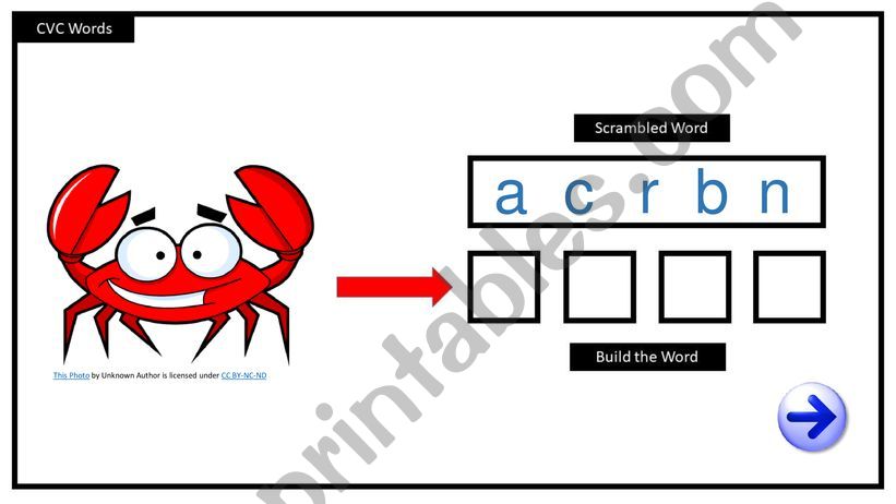 CVCC and 5 Letter Practice powerpoint