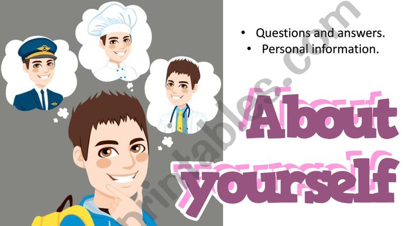 About yourself powerpoint