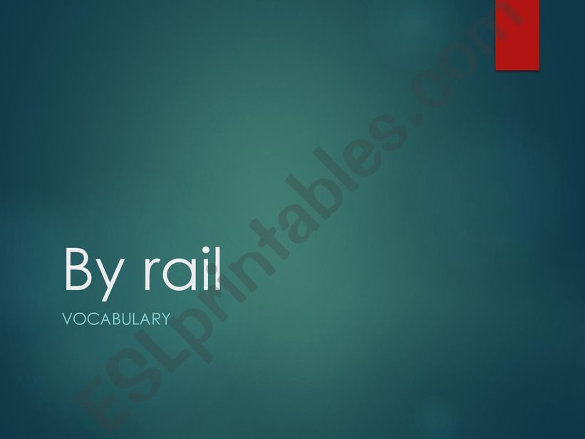 by rail powerpoint