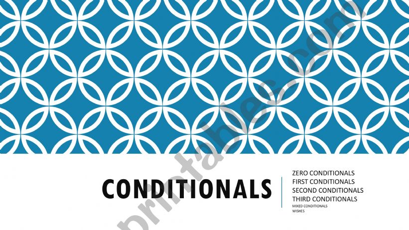 CONDITIONALS powerpoint