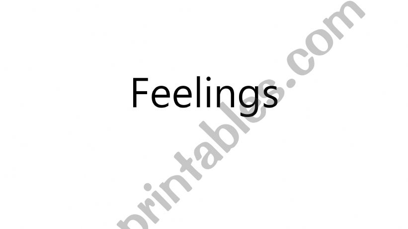 Feelings(questions with be verb)