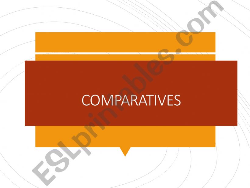 Comparative quiz powerpoint