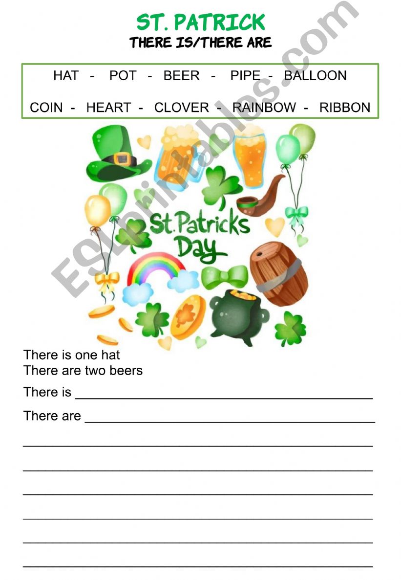 ST. PATRICK. THERE IS. THERE ARE