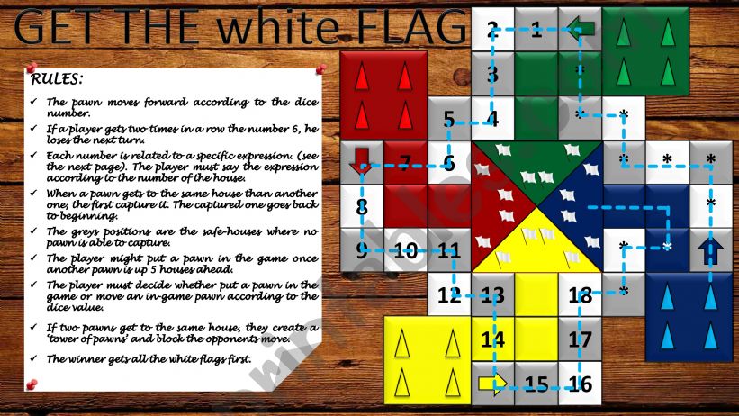 Get the White Flag - Usual Expressions Game