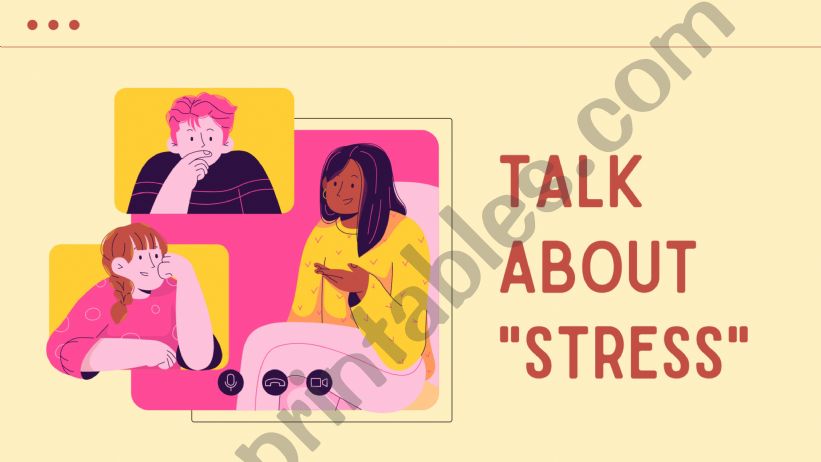 Let�s Talk About Stress powerpoint