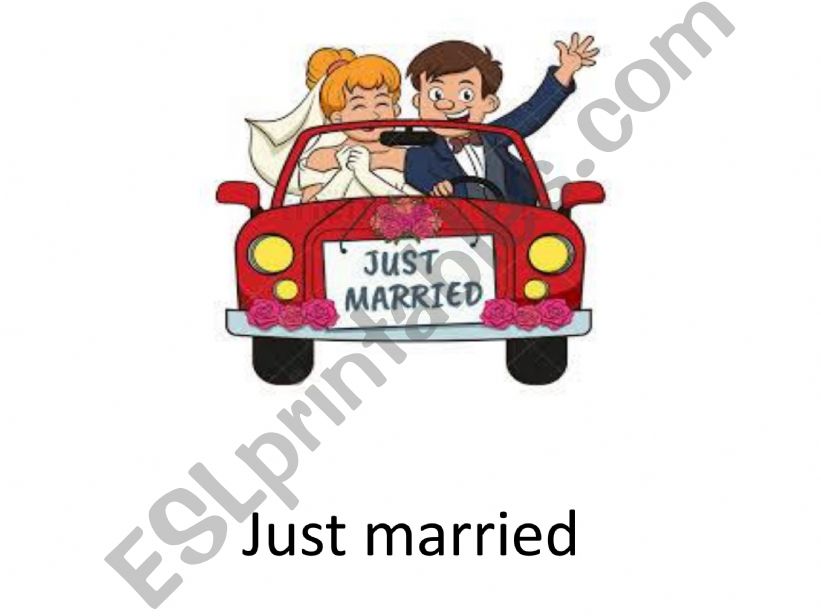 Just married powerpoint