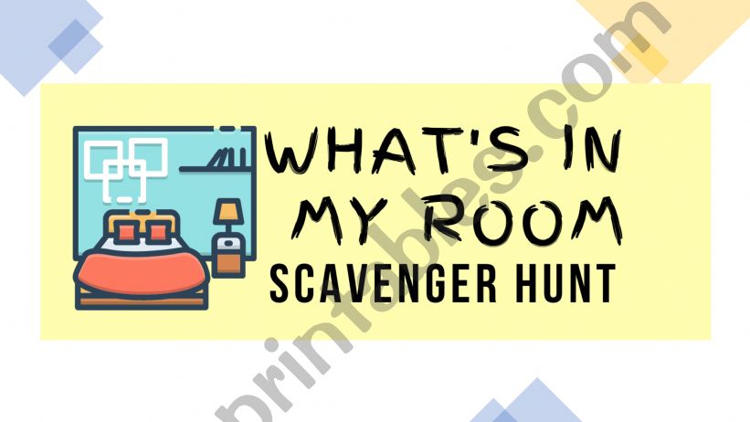 Scavenger Hunting Game powerpoint