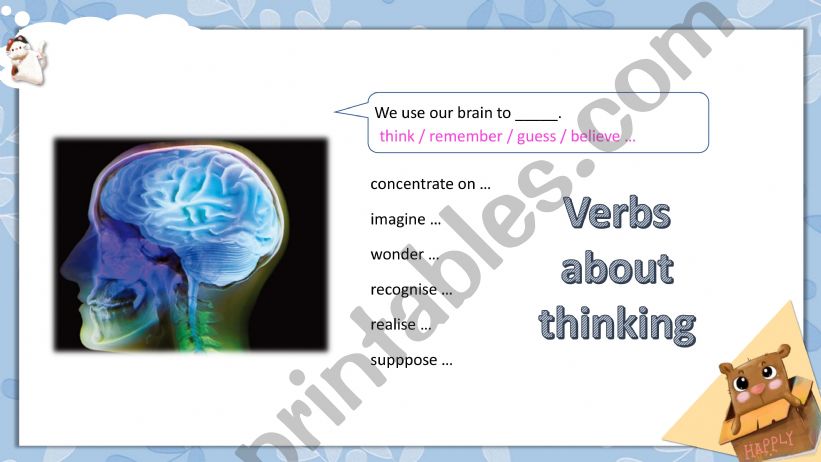 Vocabulary of thinking powerpoint