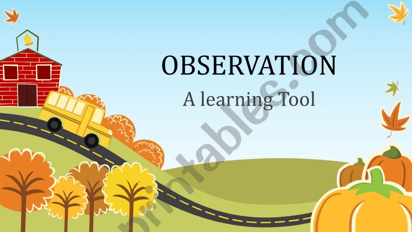 The Observation powerpoint