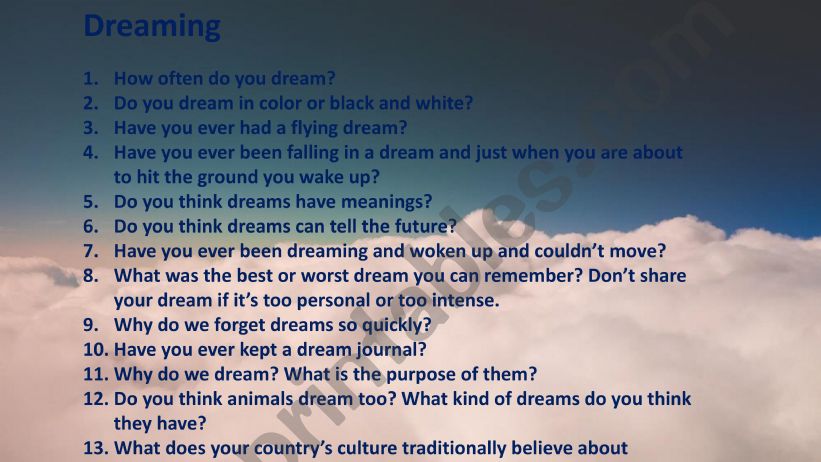 dreams powerpoint