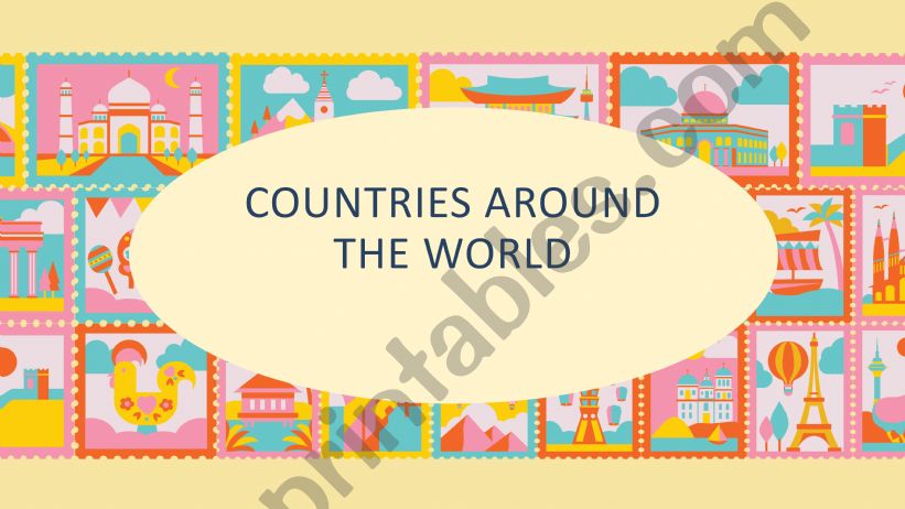 FAMOUS COUNTRIES powerpoint