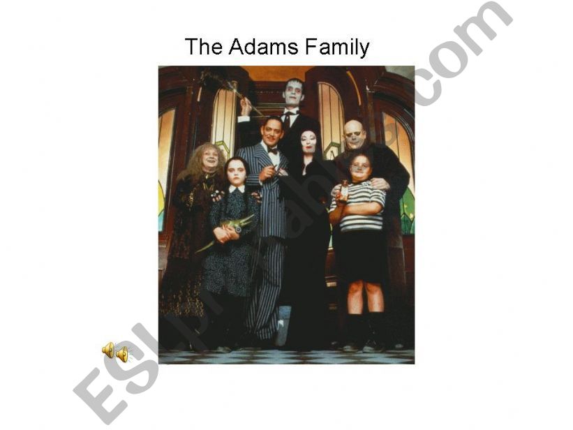 the Adams family powerpoint