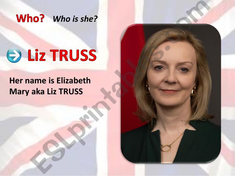 Liz Truss powerpoint