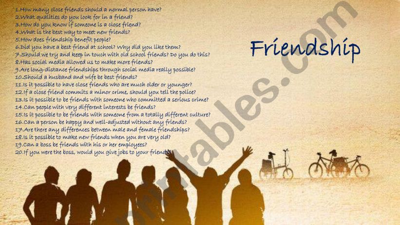 friendship powerpoint