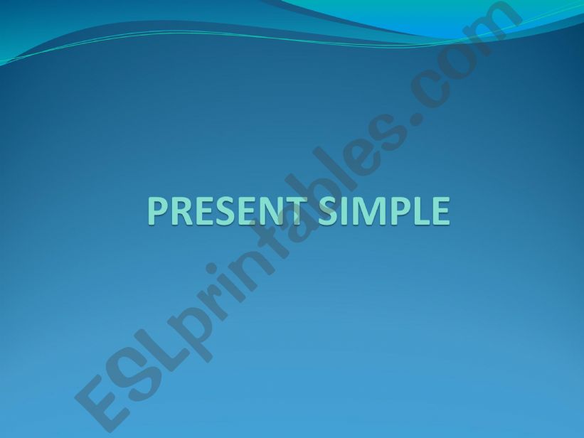 Present Simple PPT powerpoint