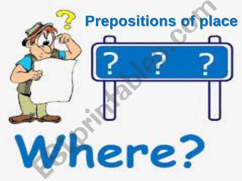 Prepositions of place powerpoint