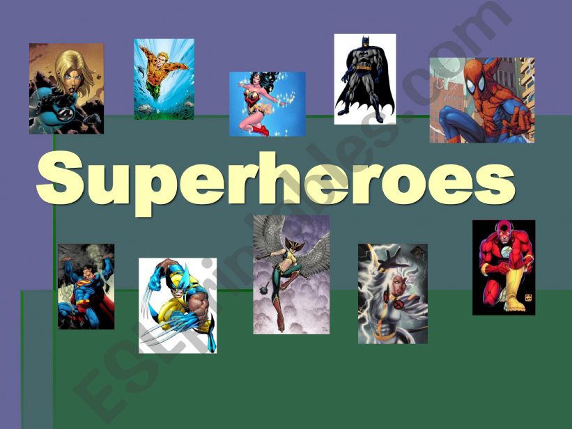 Super Heroes powerpoint