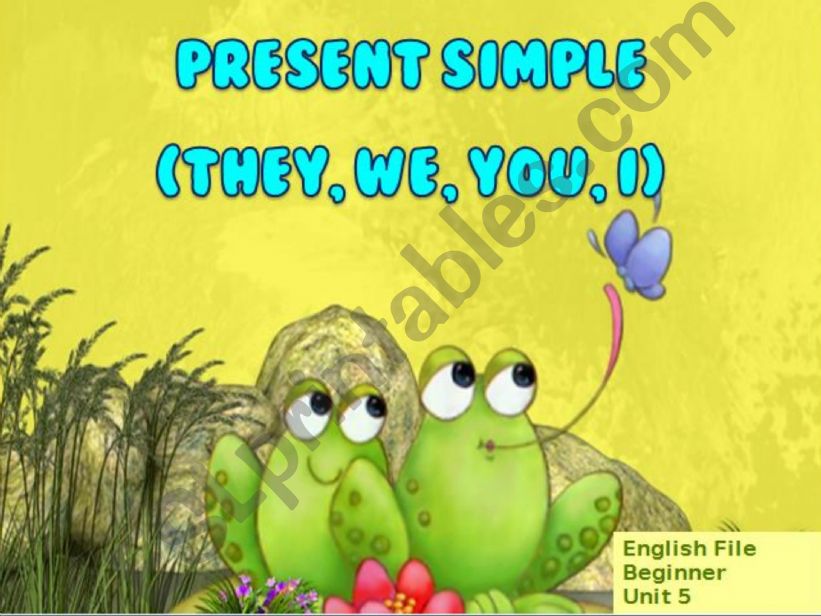 Present Simple (they, we, you,I)