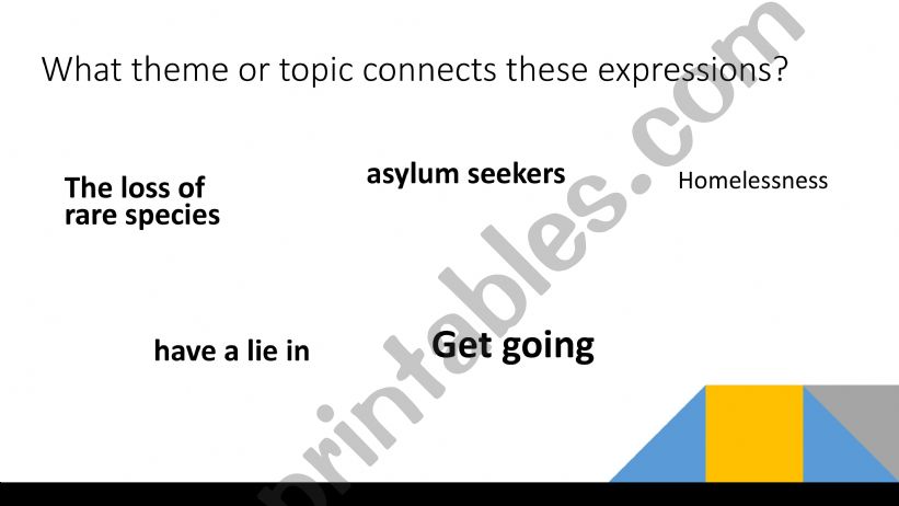 Connecting topics powerpoint