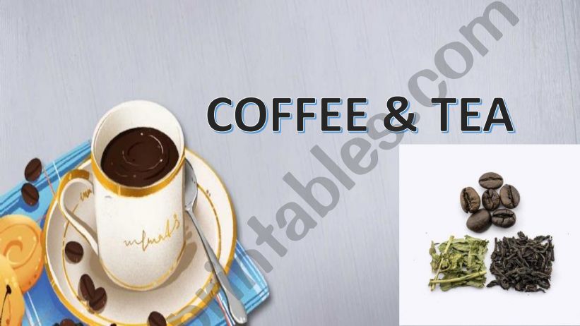 COFFEE & TEA powerpoint