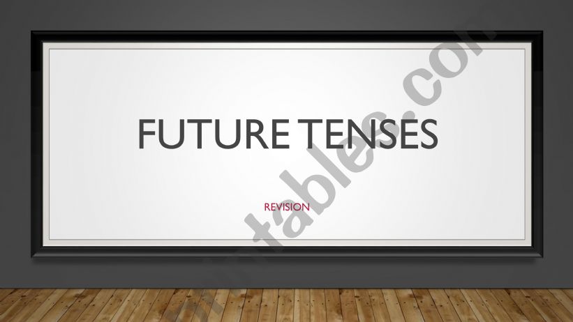FUTURE TENSES powerpoint