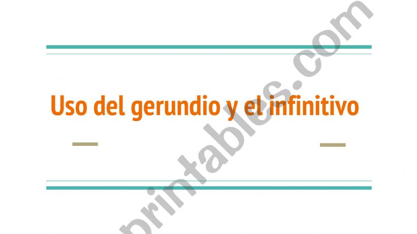 Use of -ing and infinitive verbs