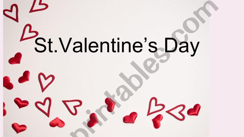 St. Valentine powerpoint