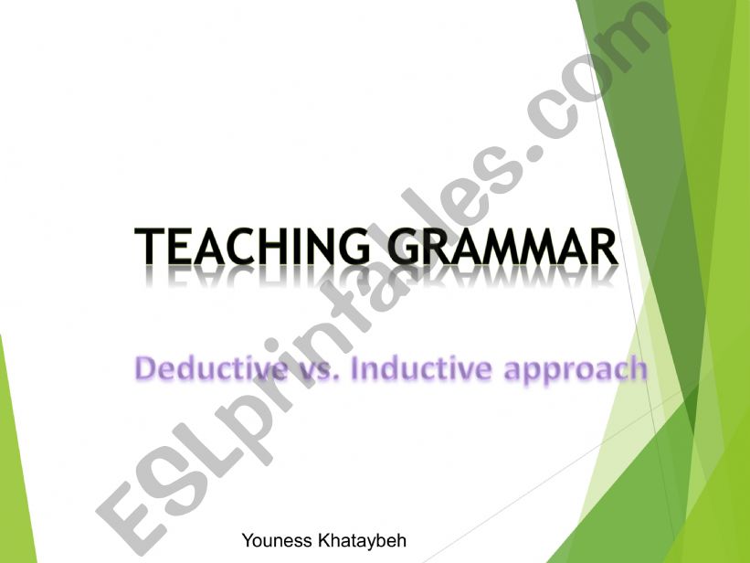 teaching grammar powerpoint