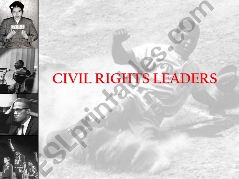 Civil Rights Leaders powerpoint