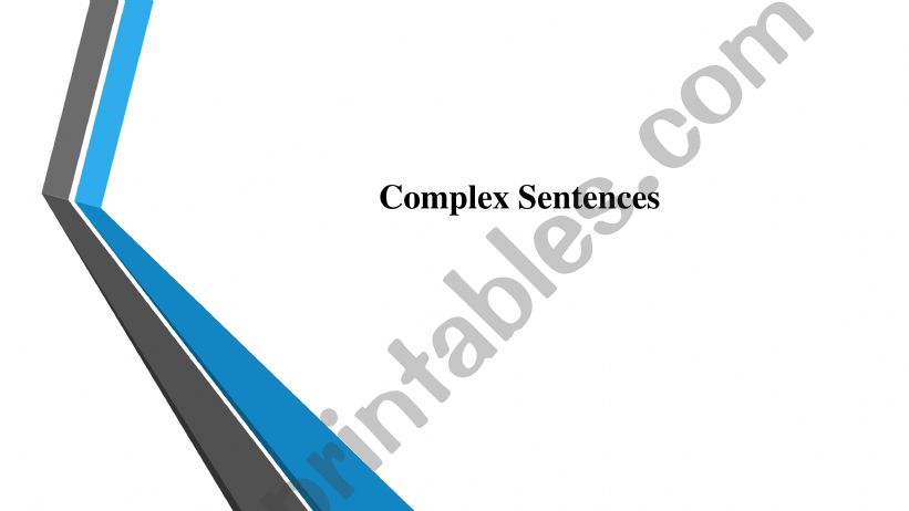 Complex Sentences powerpoint