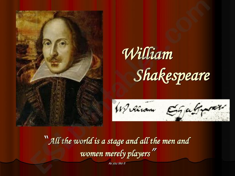 William Shakespeare powerpoint