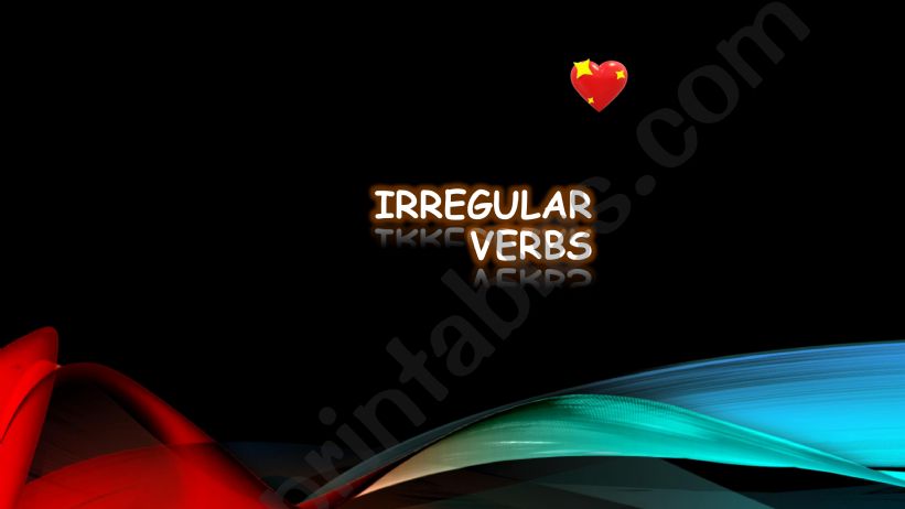 irregular verbs 1 powerpoint