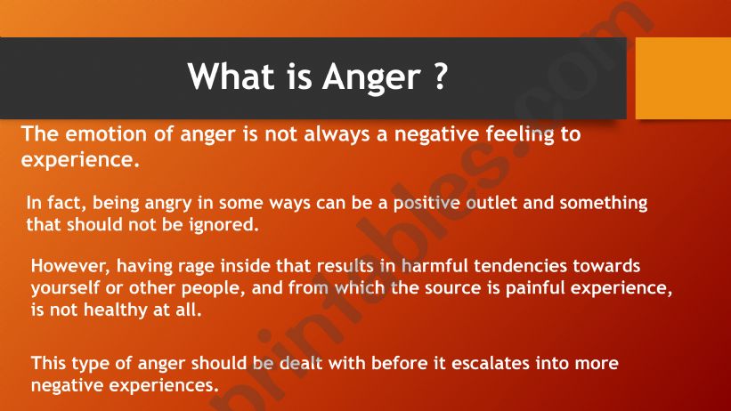 Anger management powerpoint